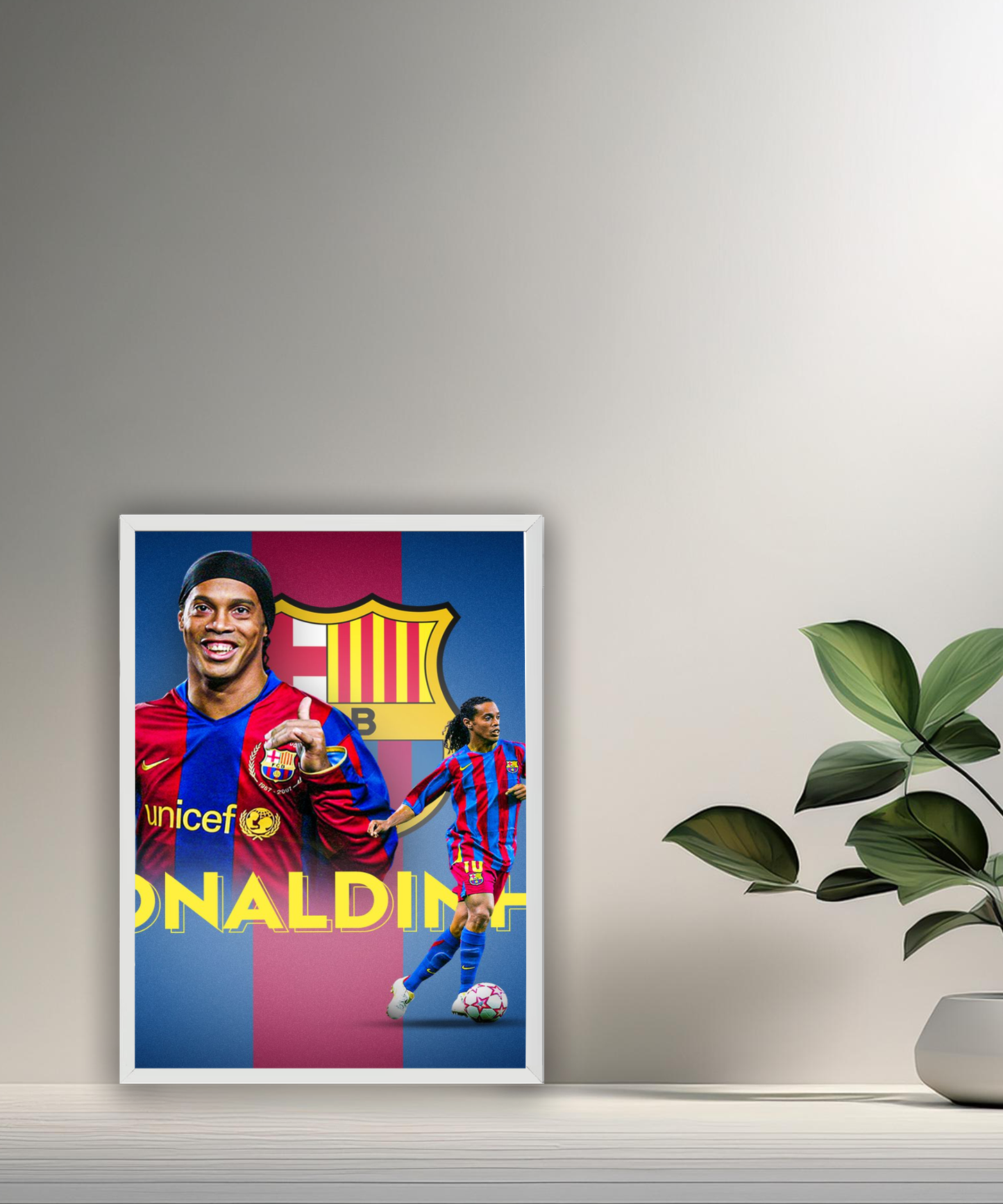 Cadre photo de Ronaldinho