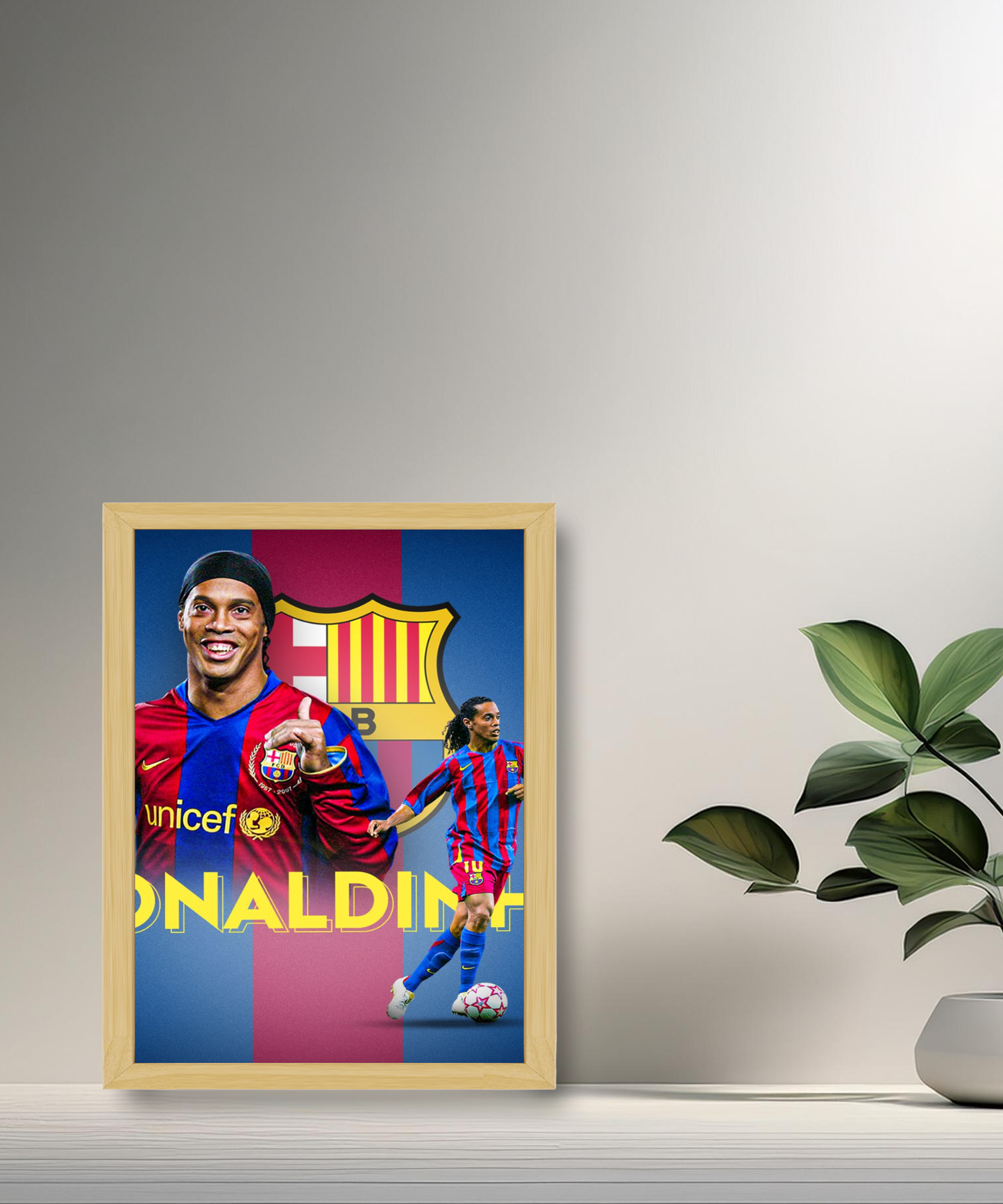 Cadre photo de Ronaldinho