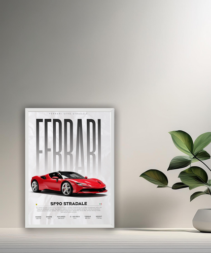 Cadre photo Ferrari SF90 Stradale