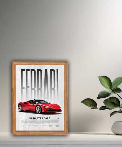 Cadre photo Ferrari SF90 Stradale