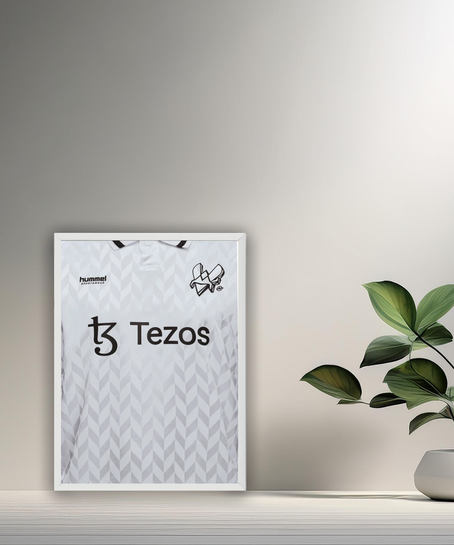 Cadre photo Team Vitality maillot blanc