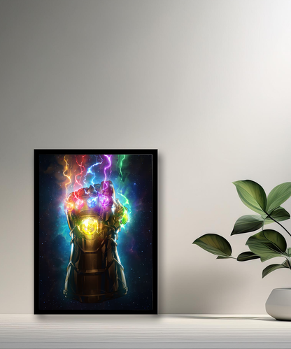 Cadre photo main de Thanos Marvel