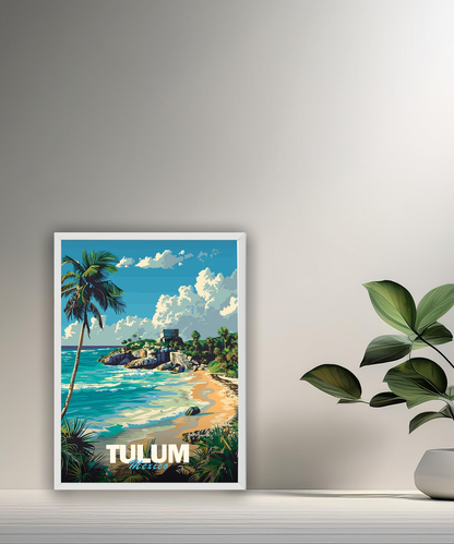 Cadre photo Tulum Mexico
