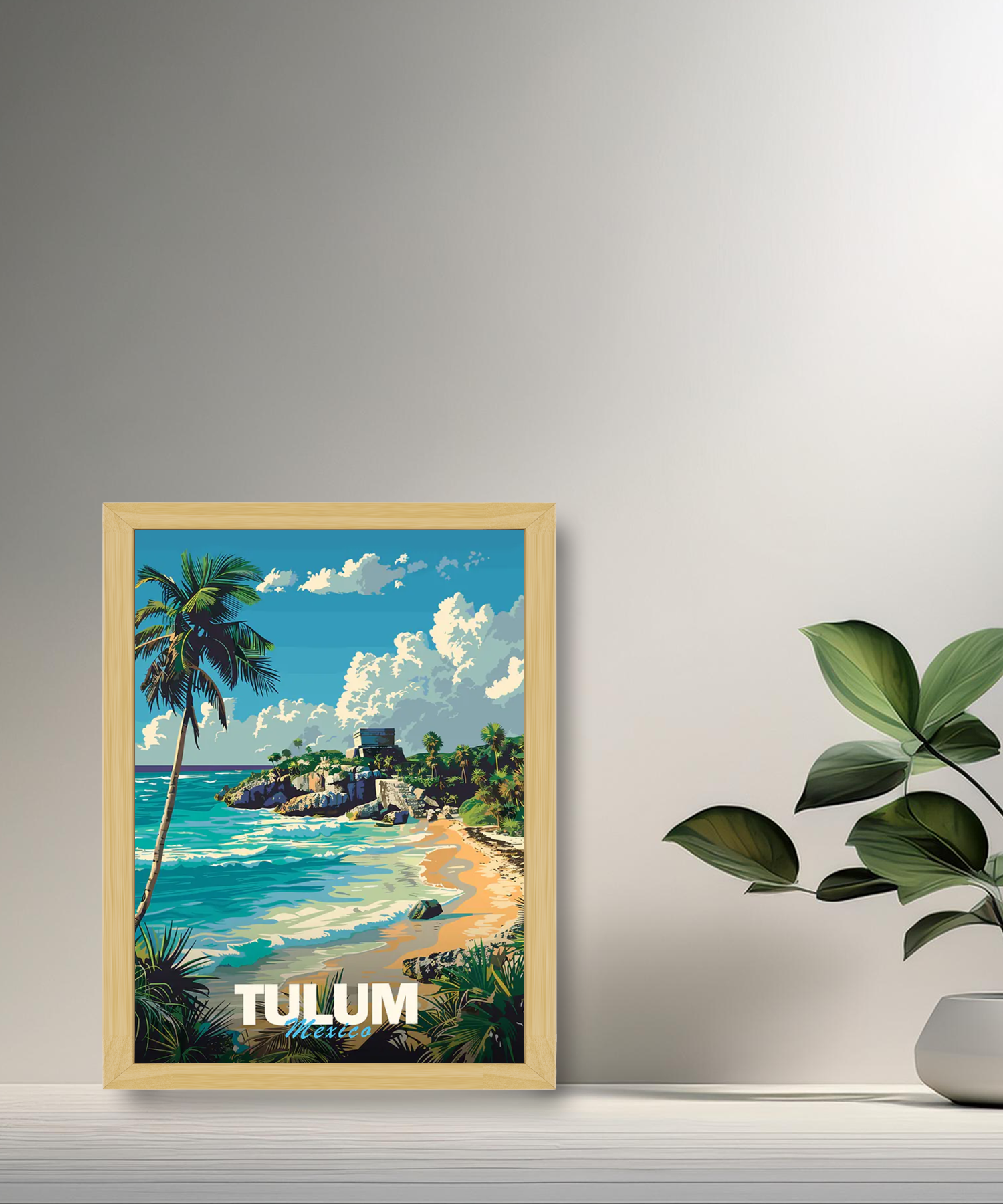 Cadre photo Tulum Mexico
