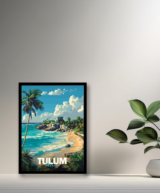 Cadre photo Tulum Mexico