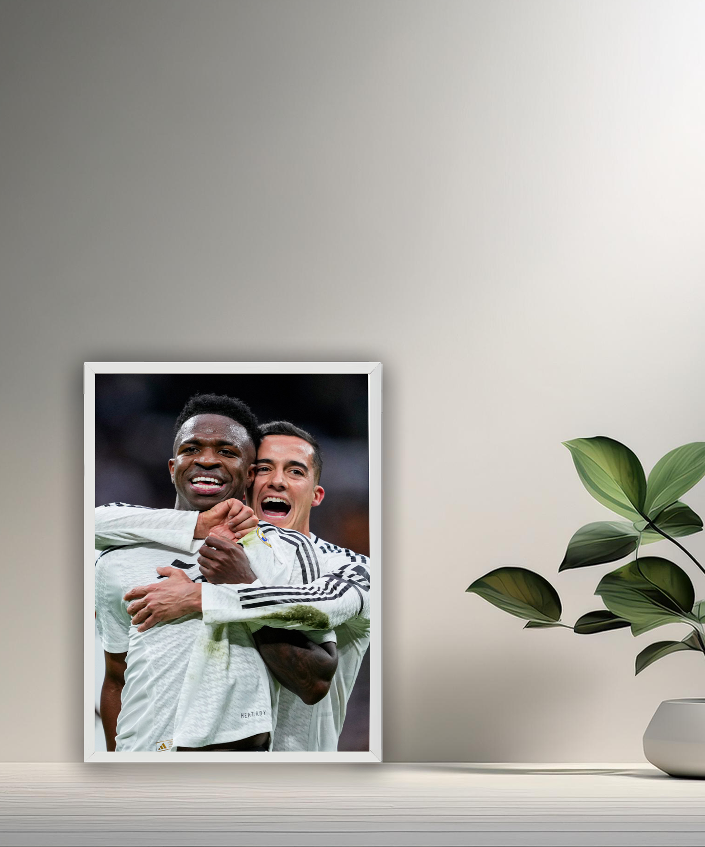 Cadre photo de Vinicius JR x Vasquez