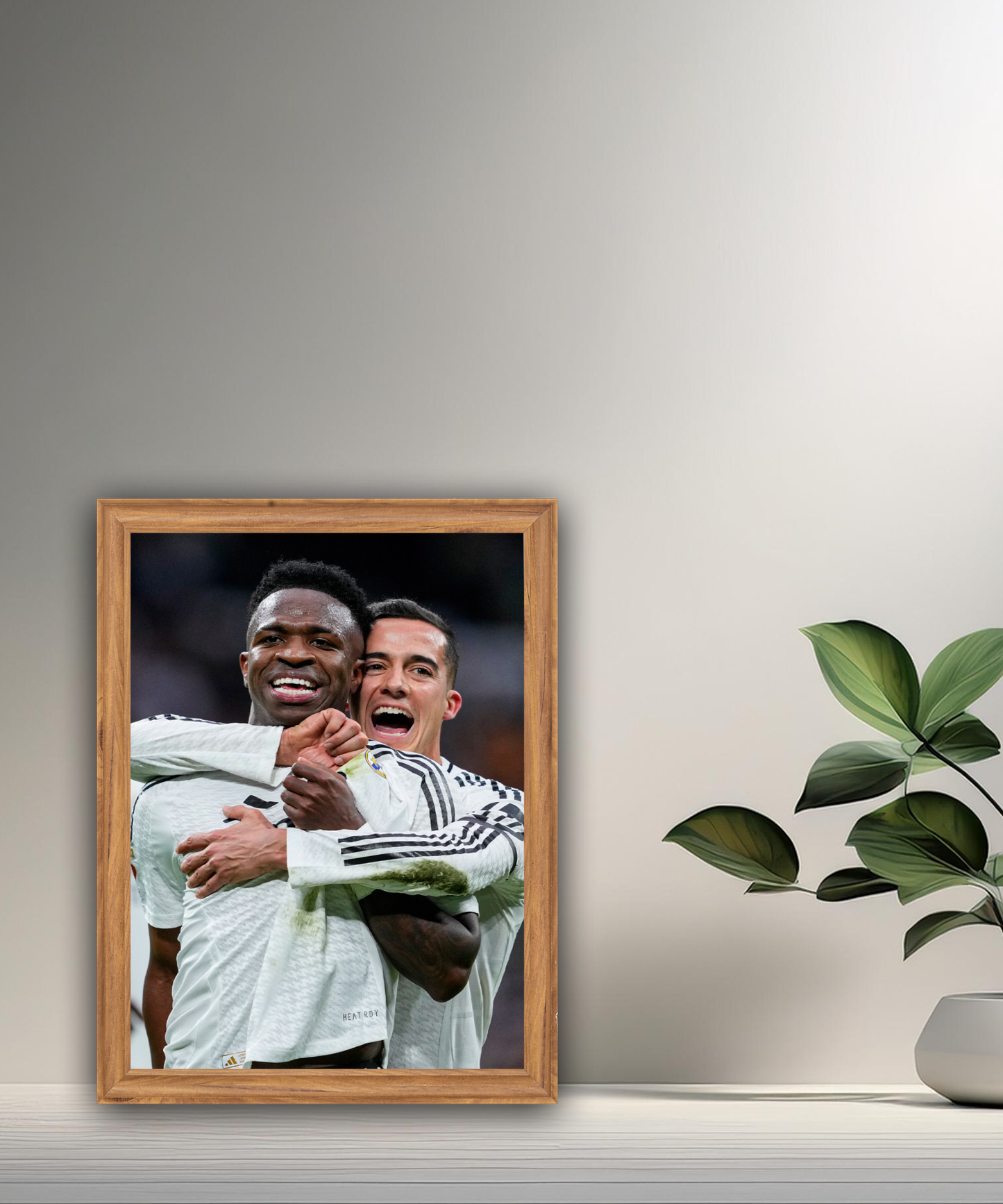 Cadre photo de Vinicius JR x Vasquez