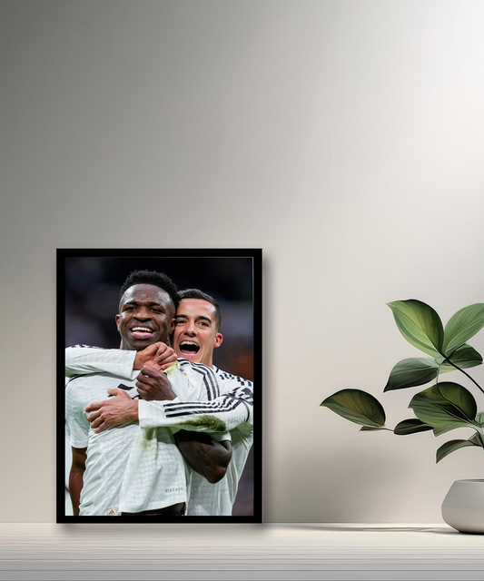 Cadre photo de Vinicius JR x Vasquez