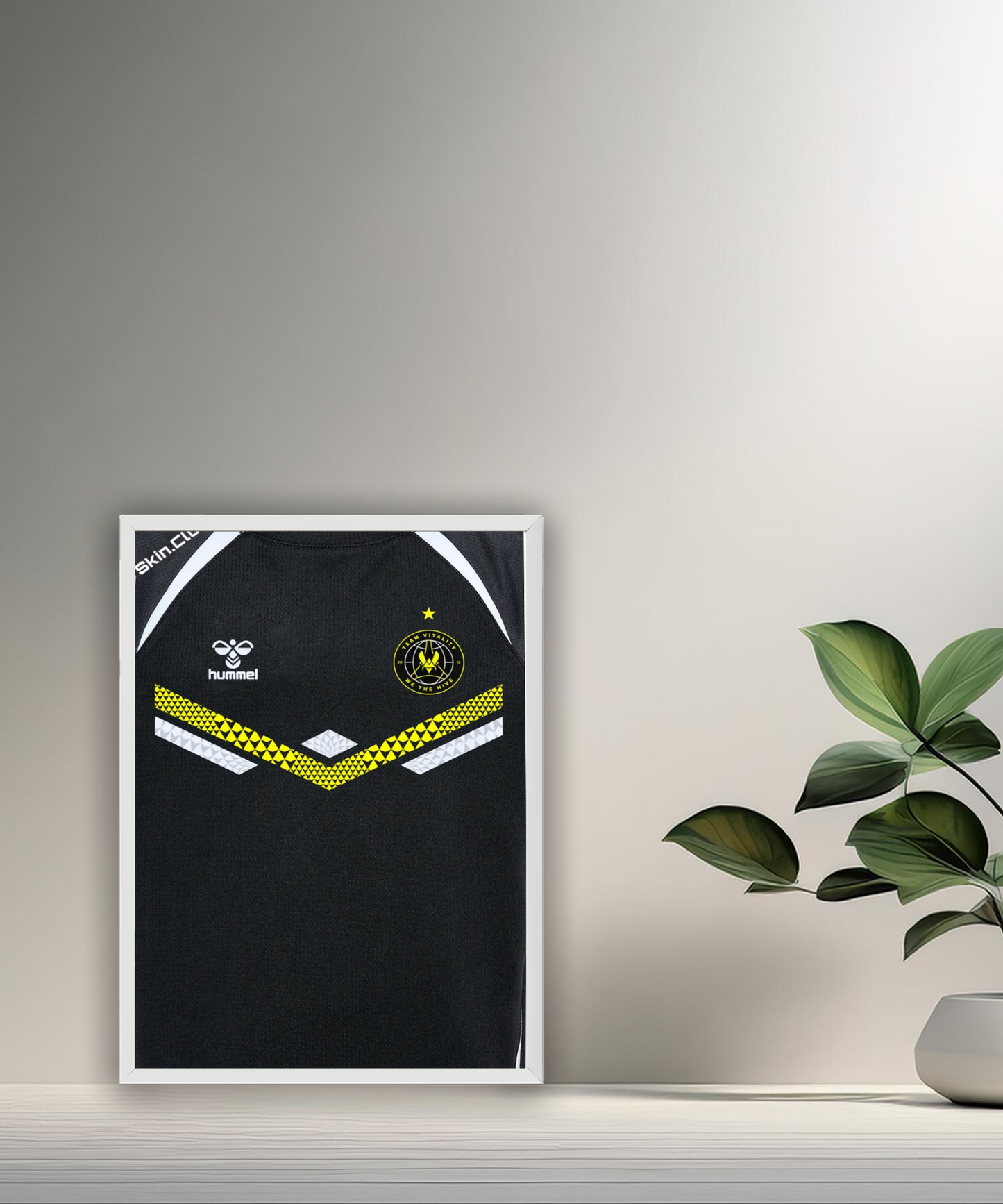 Cadre photo Team Vitality maillot noir