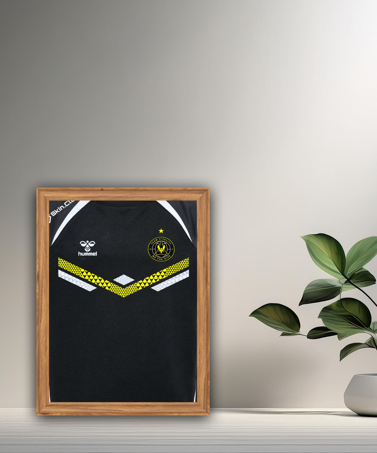 Cadre photo Team Vitality maillot noir