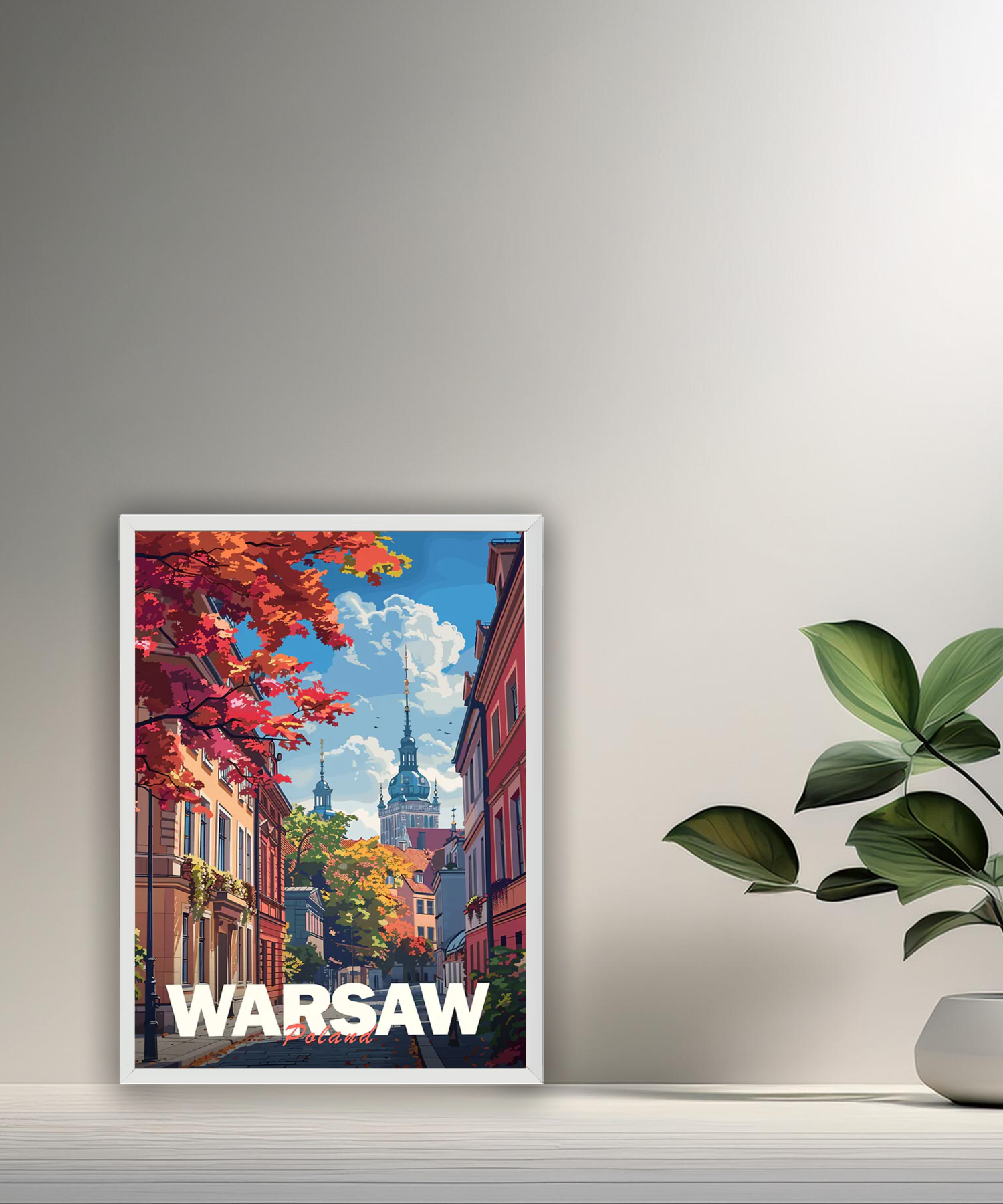 Cadre photo Warsaw Poland