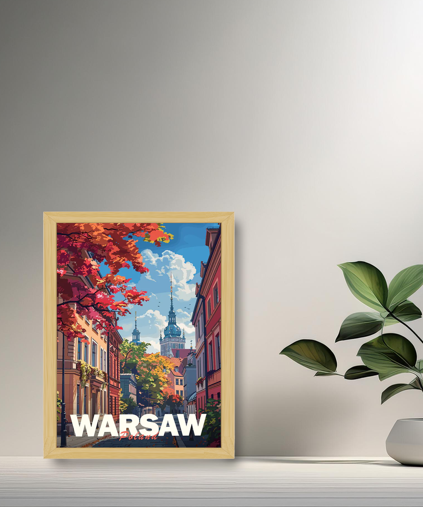 Cadre photo Warsaw Poland