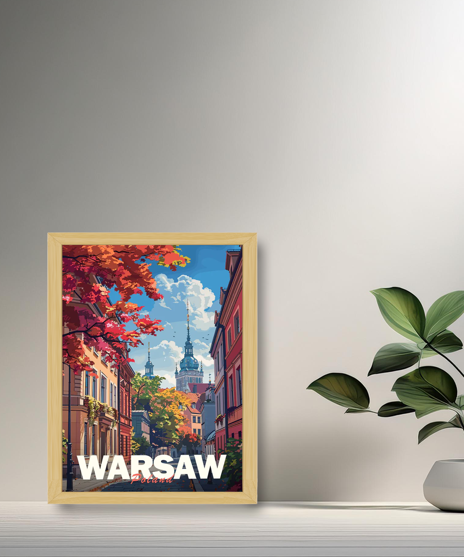 Cadre photo Warsaw Poland