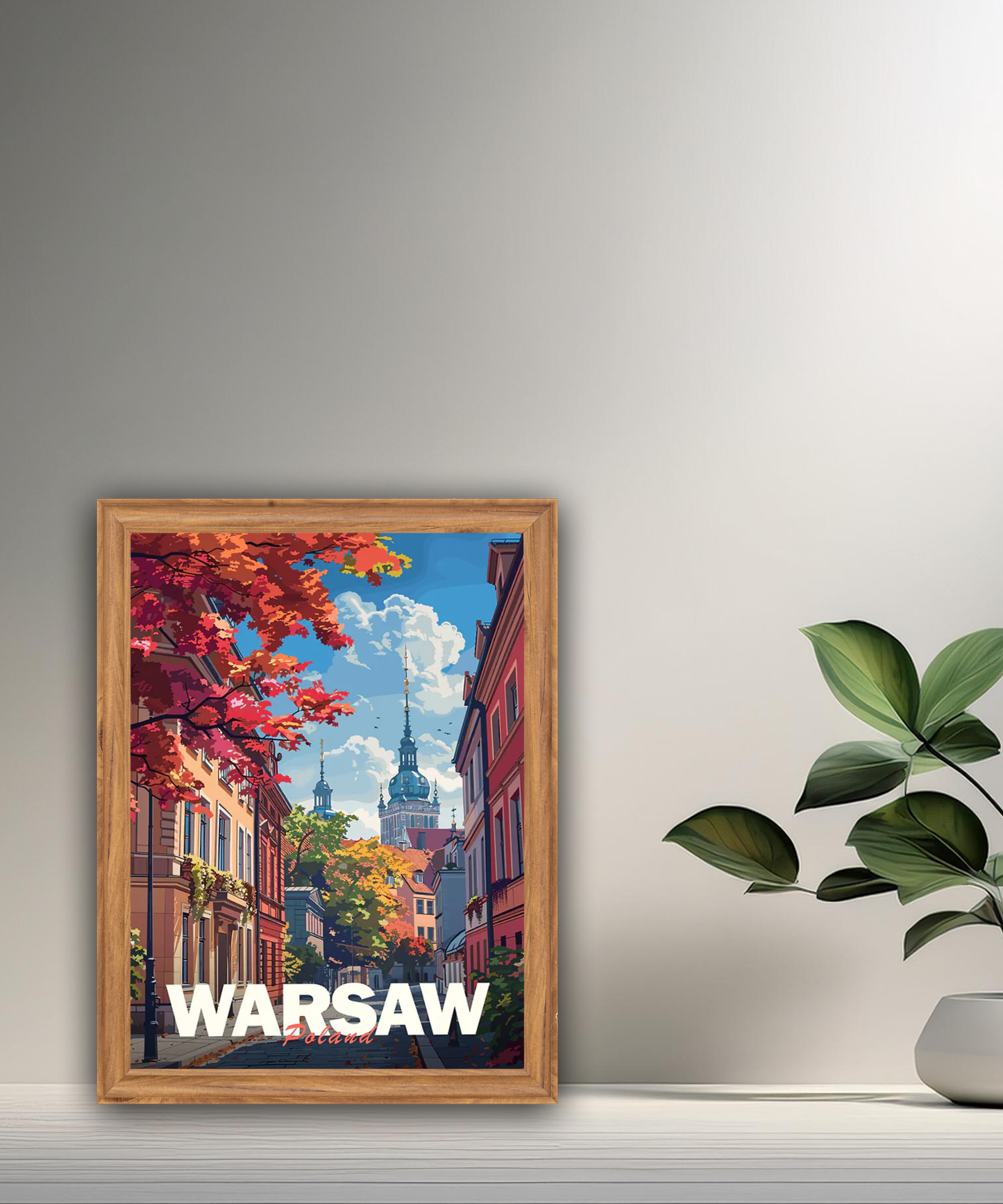 Cadre photo Warsaw Poland