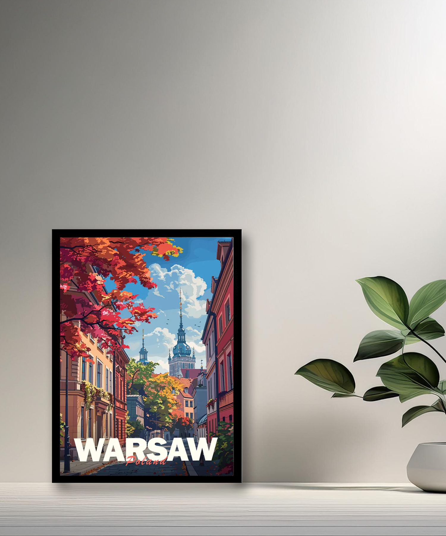 Cadre photo Warsaw Poland