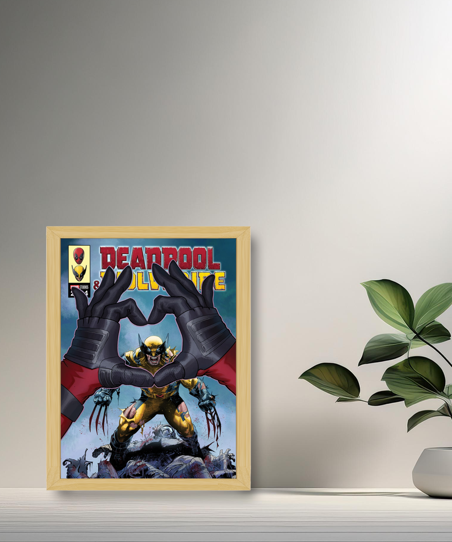 Cadre photo Deadpool & Wolverine Marvel