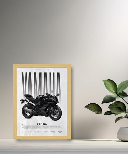 Cadre photo Yamaha YZF-R6