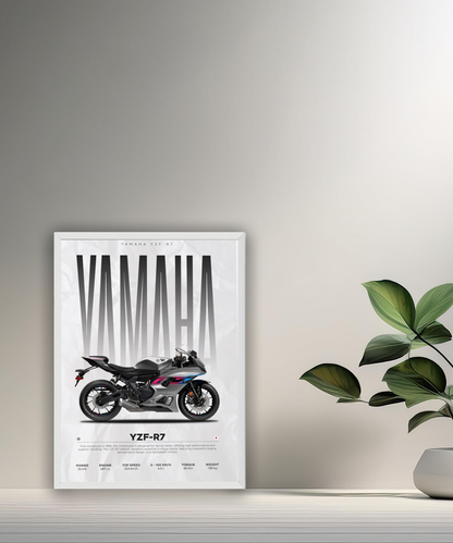 Cadre photo Yamaha YZF-R7