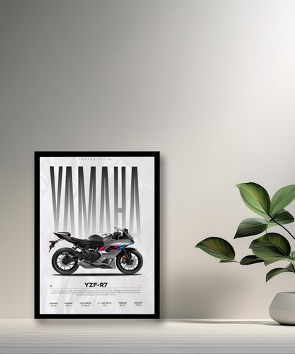 Cadre photo Yamaha YZF-R7