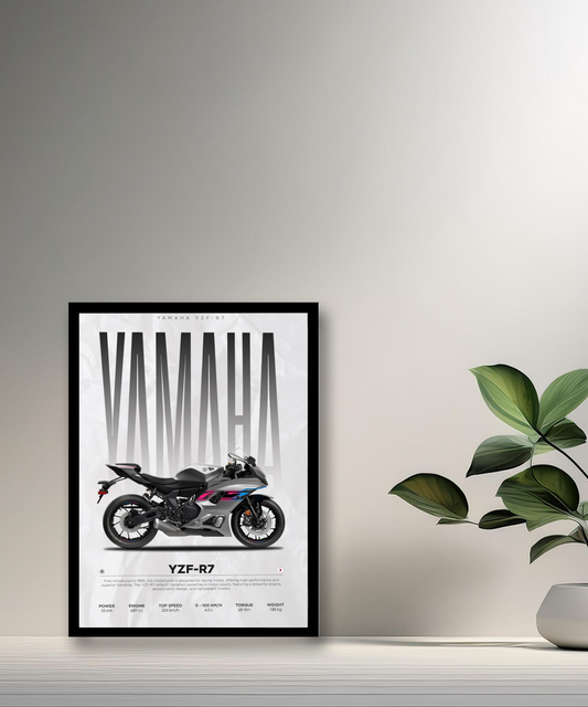 Cadre photo Yamaha YZF-R7