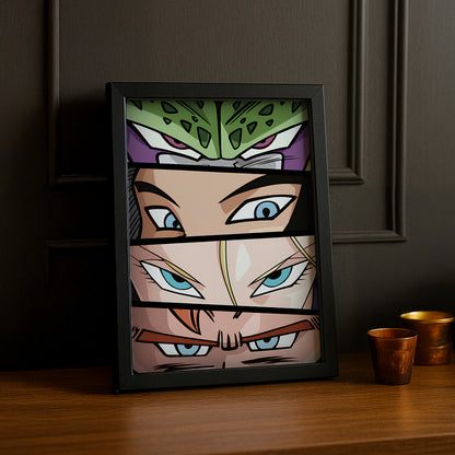 Poster Dragon Ball Z - Eyes Androids