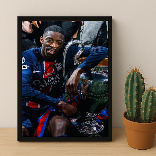 Cadre photo Paris Saint-Germain LDC Dembélé