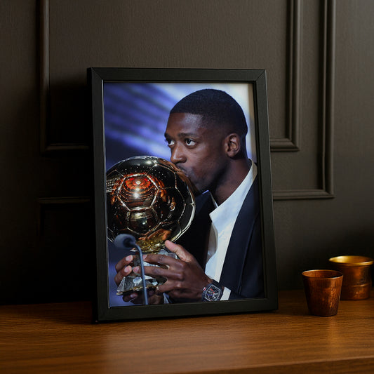 Cadre photo Ousmane Dembélé Ballon d'Or 2025