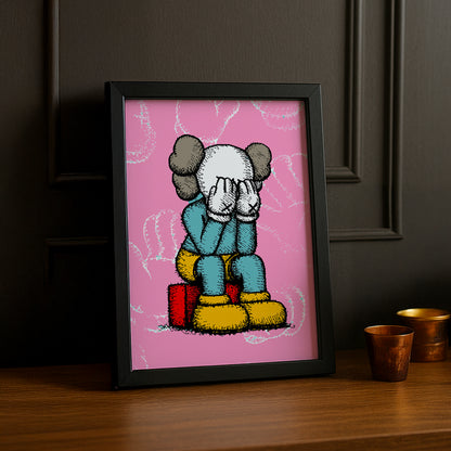 Poster Kaws pixel