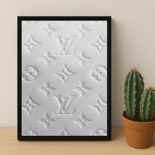 Cadre photo Louis Vuitton blanc
