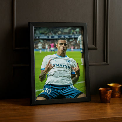 Olympique de Marseille Greenwood - Poster