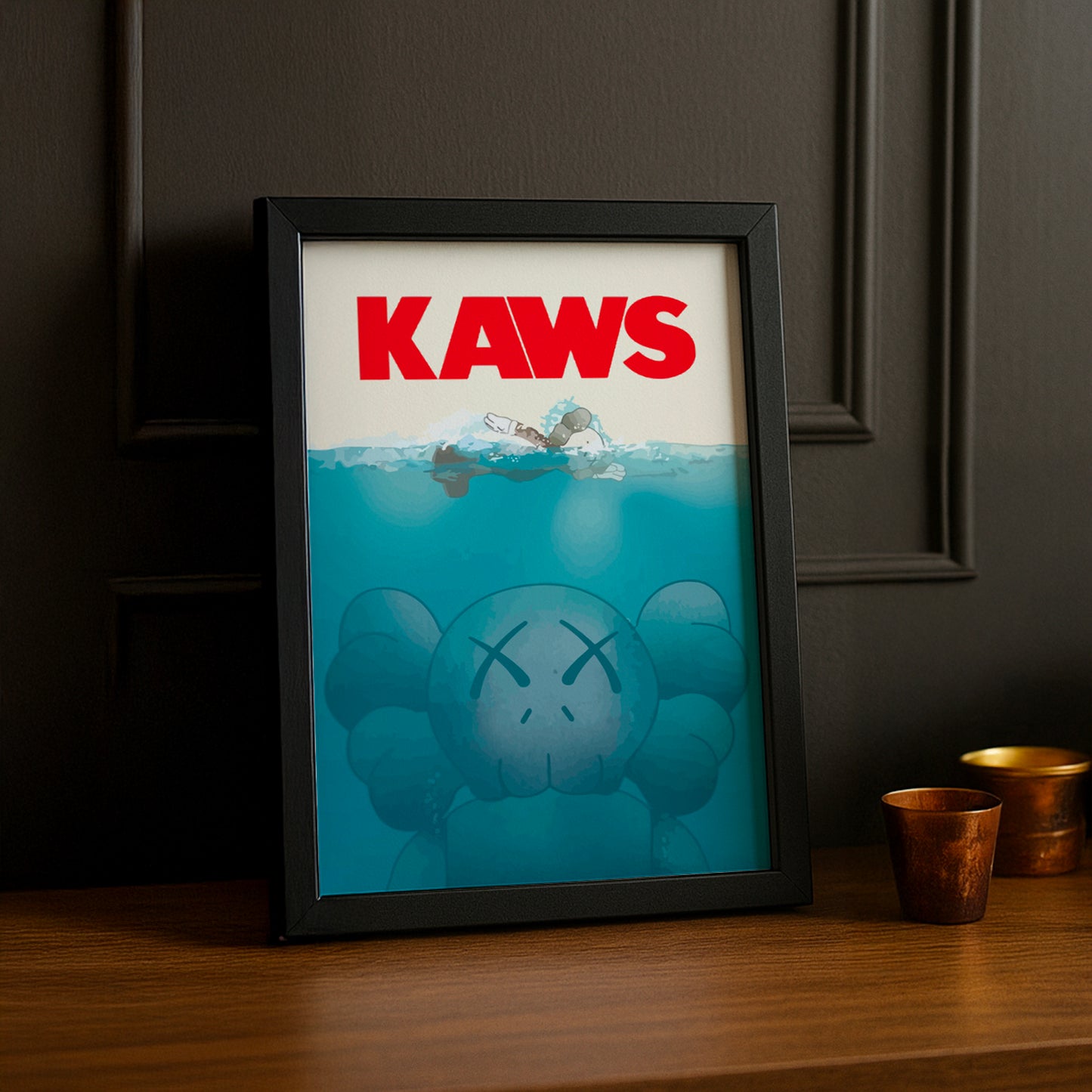 Cadre photo Kaws Requin
