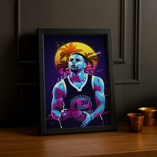 Cadre photo Stephen Curry NBA