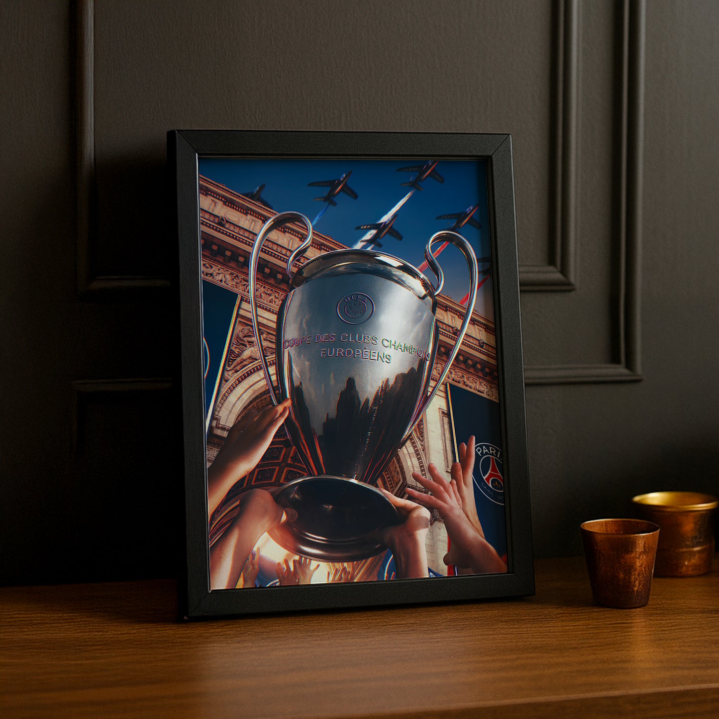Cadre photo Paris Saint-Germain Ligue des champions