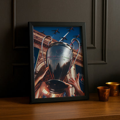 Cadre photo Paris Saint-Germain Ligue des champions