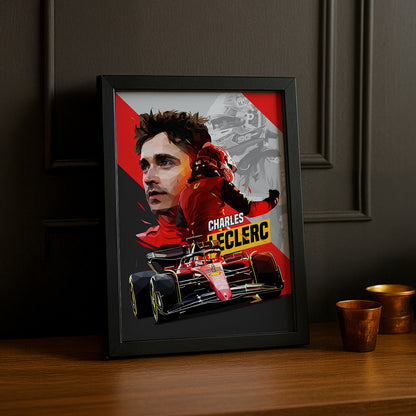 Cadre photo Charles Leclerc Formula 1