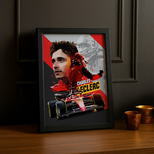 Cadre photo Charles Leclerc Formula 1