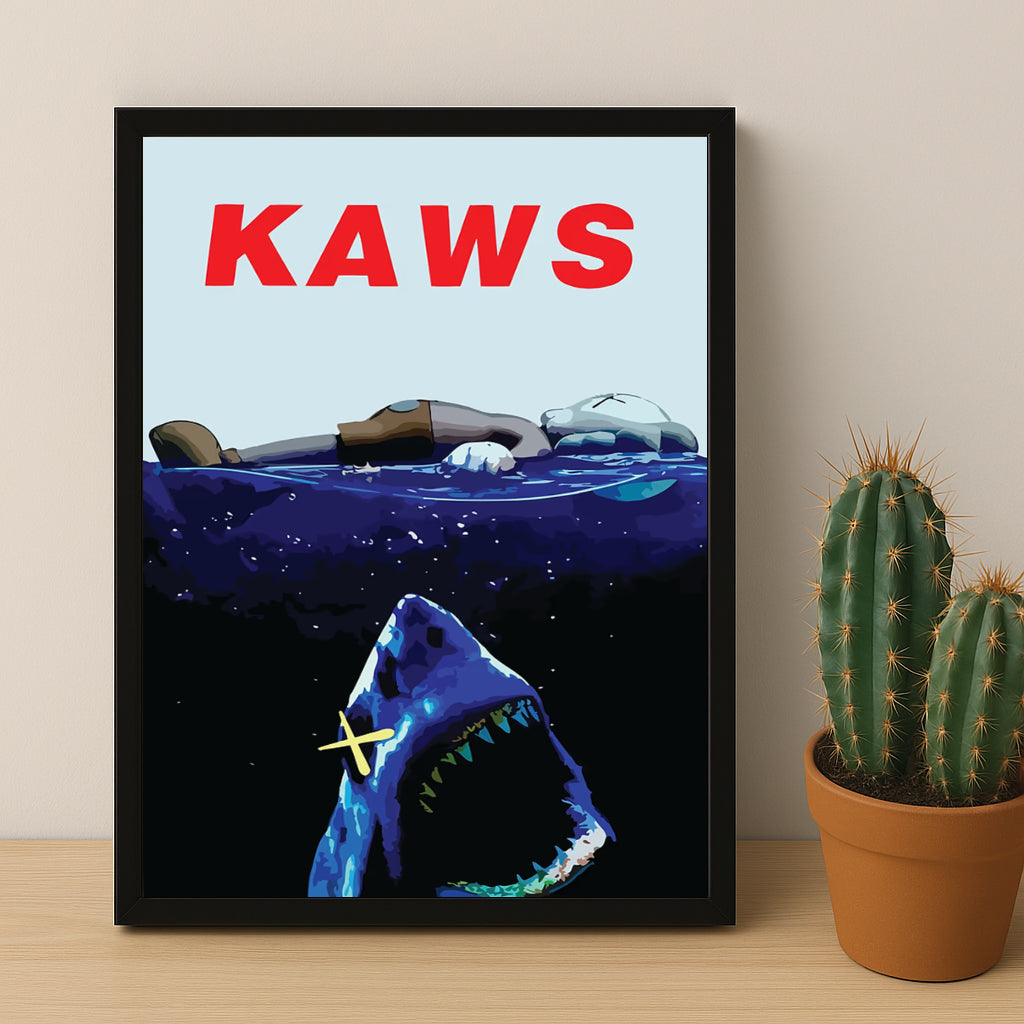 Cadre photo Kaws - Jaws