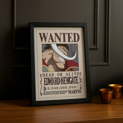 Cadre photo One Piece - Wanted Edward Newgate