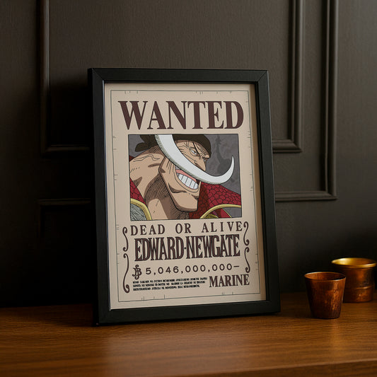 Cadre photo One Piece - Wanted Edward Newgate