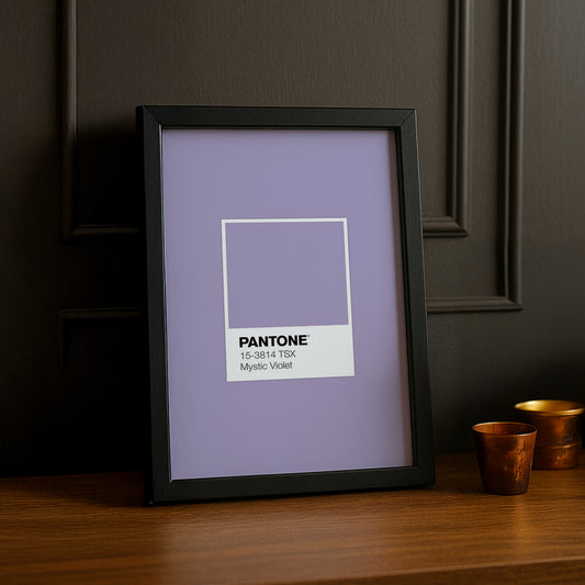 Cadre Photo Pantone Étiquette - Mystic Violet