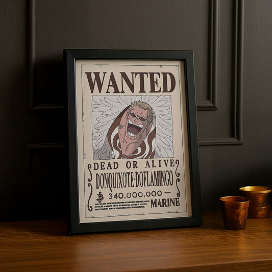 Cadre photo One Piece - Wanted Donquixote Doflamingo