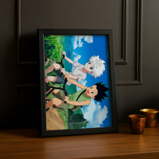 Cadre Photo Hunter x Hunter - Balade en vélo