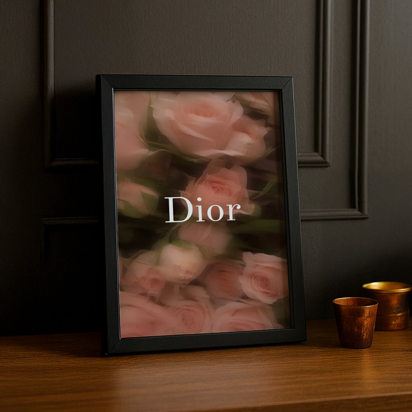 Cadre photo Dior Roses