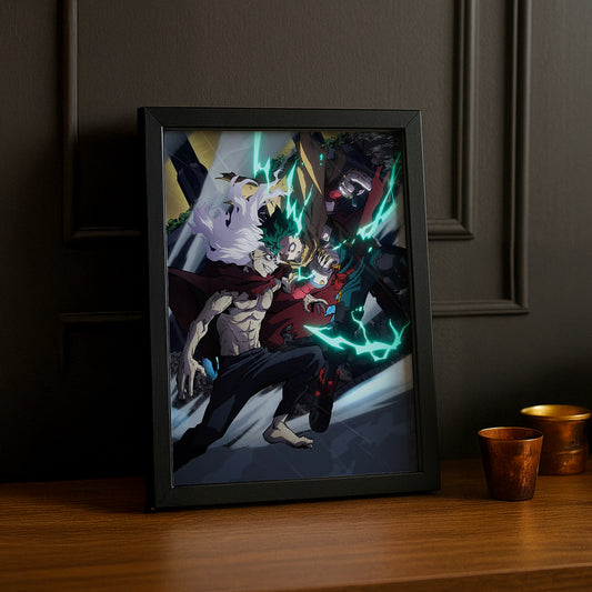 Cadre Photo My Hero Academia - Deku Fighting