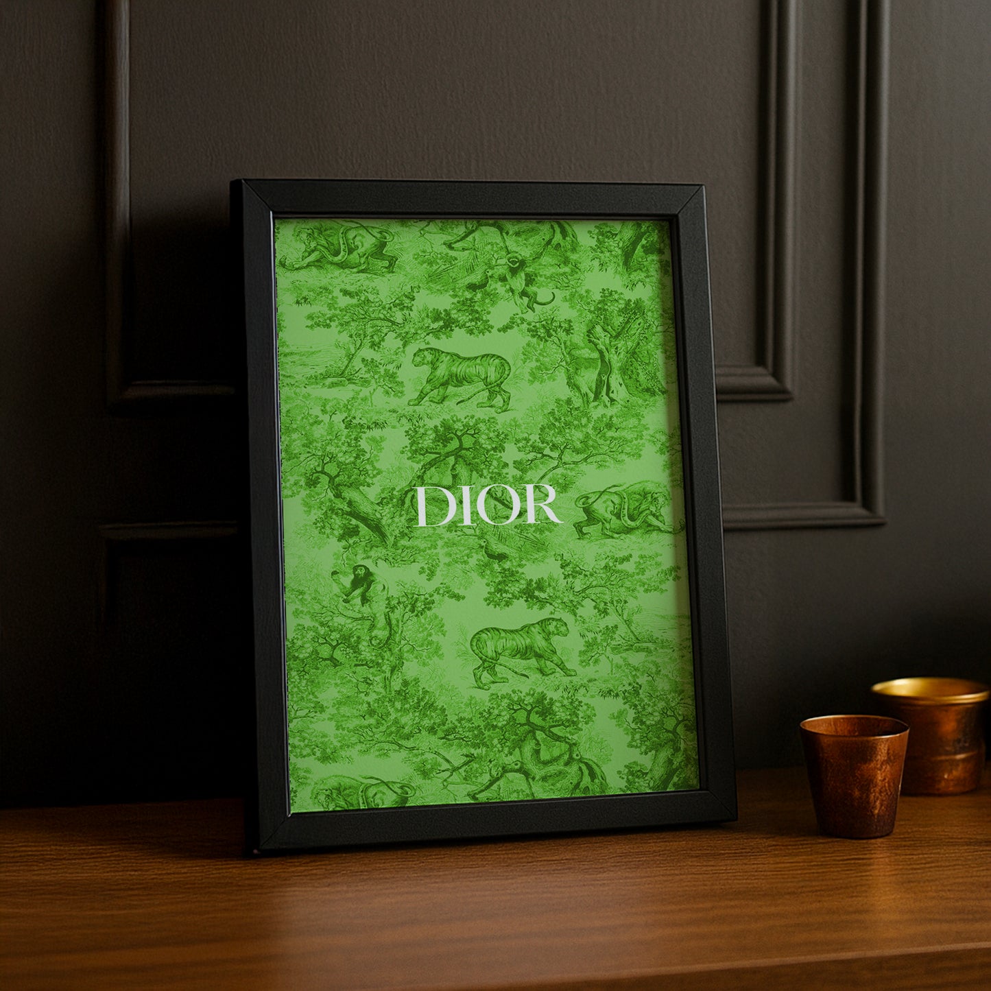 Cadre photo Dior Green Dessin