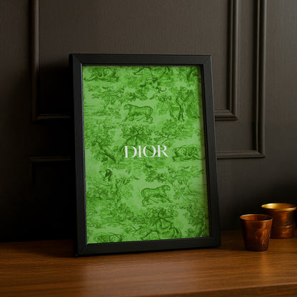 Cadre photo Dior Green Dessin