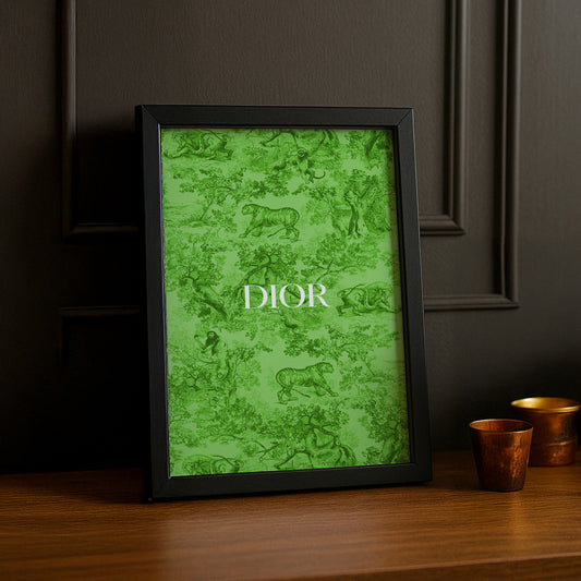 Cadre photo Dior Green Dessin