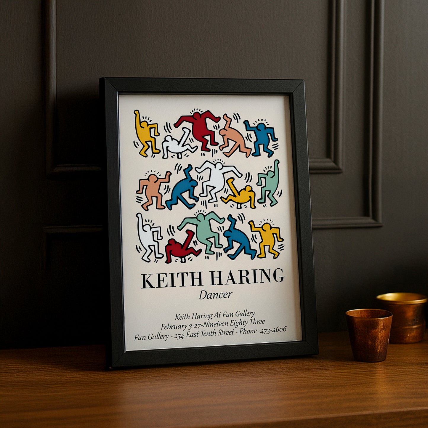 Cadre Photo Keith Haring - Dancer