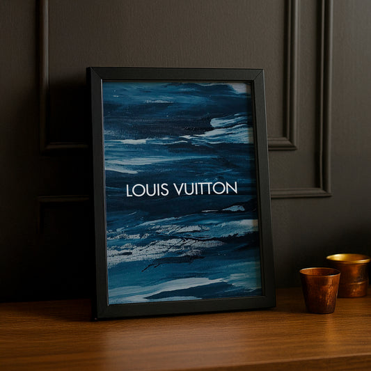 Cadre photo Louis Vuitton - Aesthetic Blue
