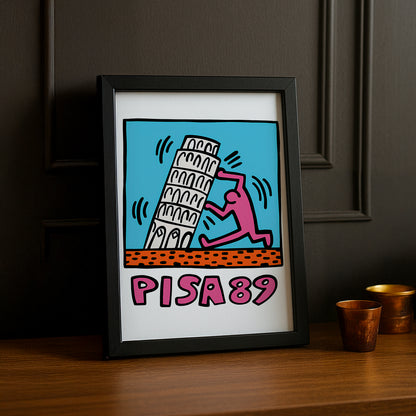 Cadre photo Keith Haring